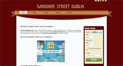 Desktop Screenshot of gardinerstreetdublin.com