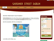 Tablet Screenshot of gardinerstreetdublin.com